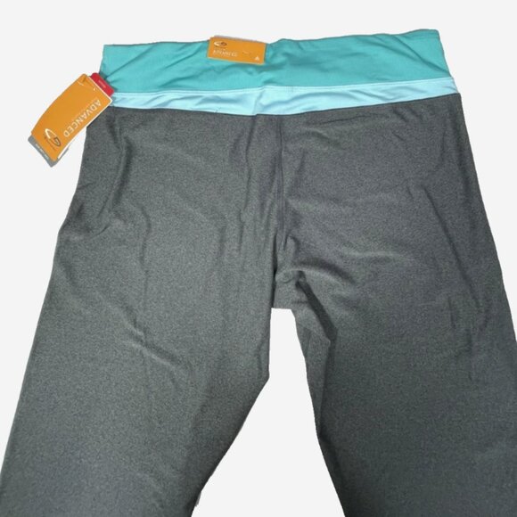 Champion High Performance Capri Leggings Gray Blue XXL NWT Fitted Activewear - Picture 4 of 11